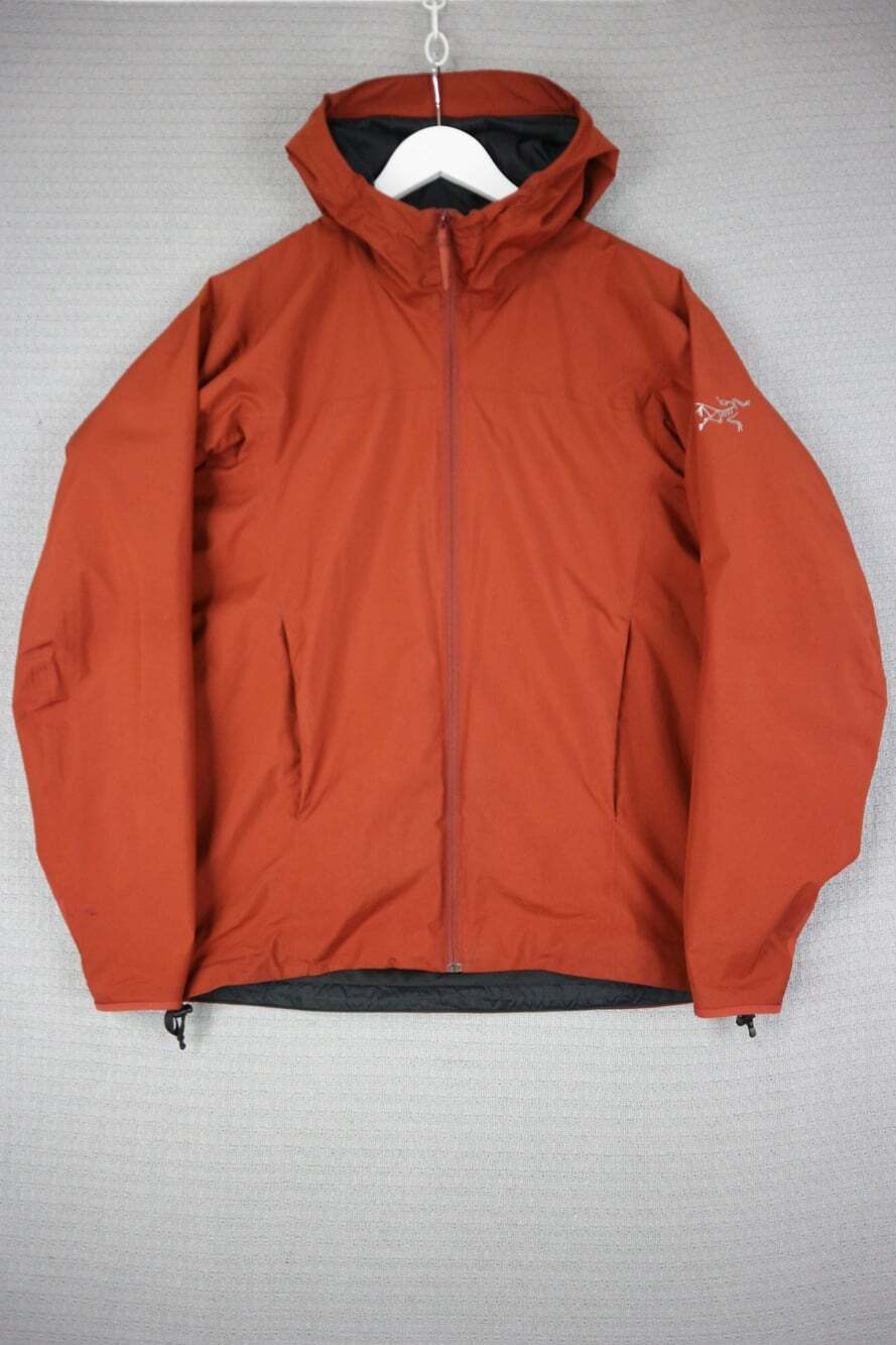 Arc'teryx Solano Hoody Men's Rust Orange Small Goretex